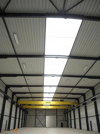 Окна для ангаров и быстровозводимых зданий в Туле - пример выполнения