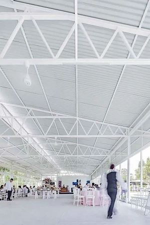 Строительство промышленных ангаров в Красноярске - пример выполнения