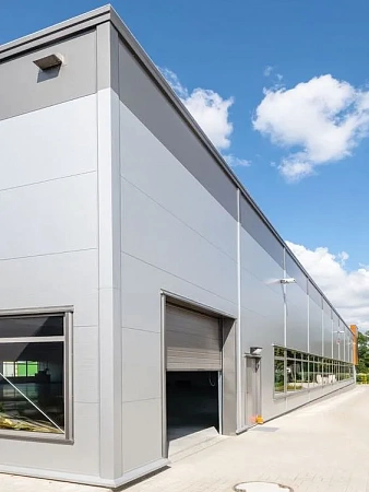 Ворота для ангара в Чебоксарах - пример выполнения