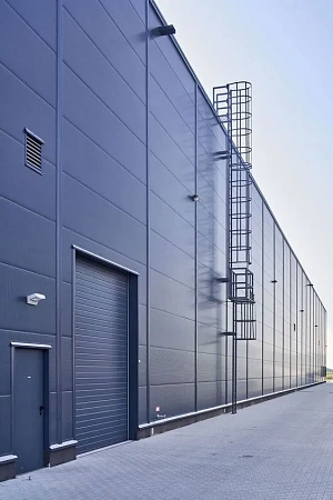 Ворота для ангара в Чебоксарах - пример выполнения