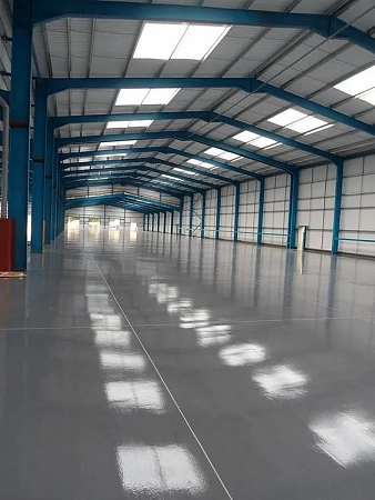 Строительство быстровозводимых металлических ангаров в Саранске - пример выполнения