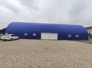 Пример построенного арочного ангара